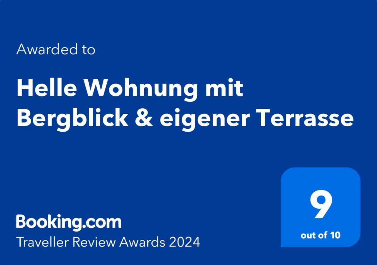Helle Wohnung Mit Bergblick & Eigener Terrasse Bad Tölz Exterior foto